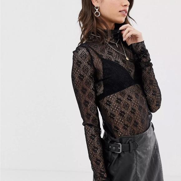 Free People Sweet Memories sheer top - Picture 2 of 5